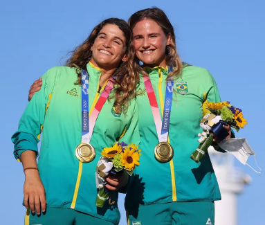 Martine Grael e Kahena Kunze